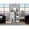 Tuhome Bar Cart, Two External Shelves, Four Casters, Six Built-in Wine Rack, Single Door Cabinet, White BLB6540 - alternate 4